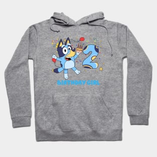 Bluey and Bingo 2 year buley family Hoodie